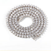Collier tennis scintillant