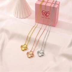 CZ Clover Pendant Necklace