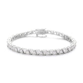 Trillion Cut Tennis Bracelet