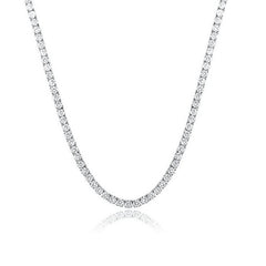 Mini Tennis Necklace/ 2mm width
