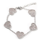 Éternel Radiance Heart Link Bracelet