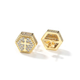 Cross Stud Earrings