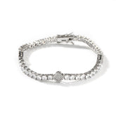Fully-Paved Clover Bracelet