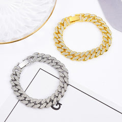 Internet celebrity trend Cuban chain bracelet