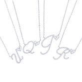 Initial Heart Necklace