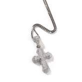 Mini Iced-Out Cross Necklace