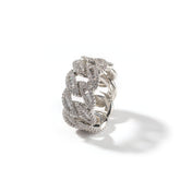 Iced Out Cuban Link Ring