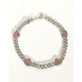 Pavé Heart Clavicle Chain