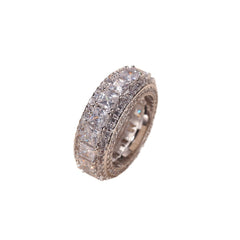 Bague Éternité Entièrement Sertie