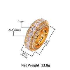 Bague Éternité Entièrement Sertie