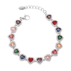 Reverse Heart Adjustable Bracelet