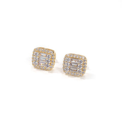 Carrées Stud Earrings