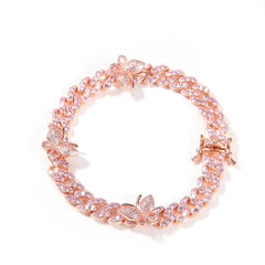 Cuban Link Butterfly Bracelet