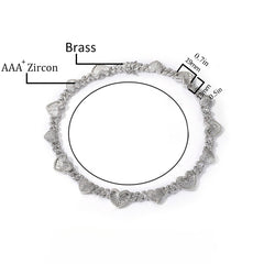 Cœur Infinity Link Bracelet