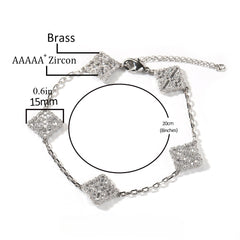 Bracelet Ajustable à Quatre Feuilles