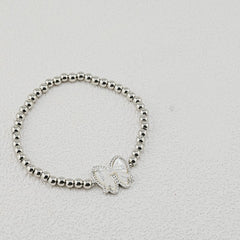 Sweetheart Bow Beaded Ring Collection