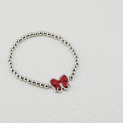 Sweetheart Bow Beaded Ring Collection