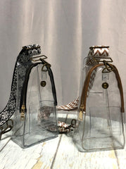 Preorder-Ladies Transparent PVC Chest Bag