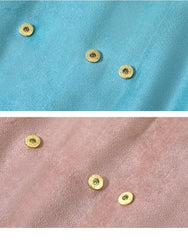 Plush Velvet Travel Jewelry Roll Organizer