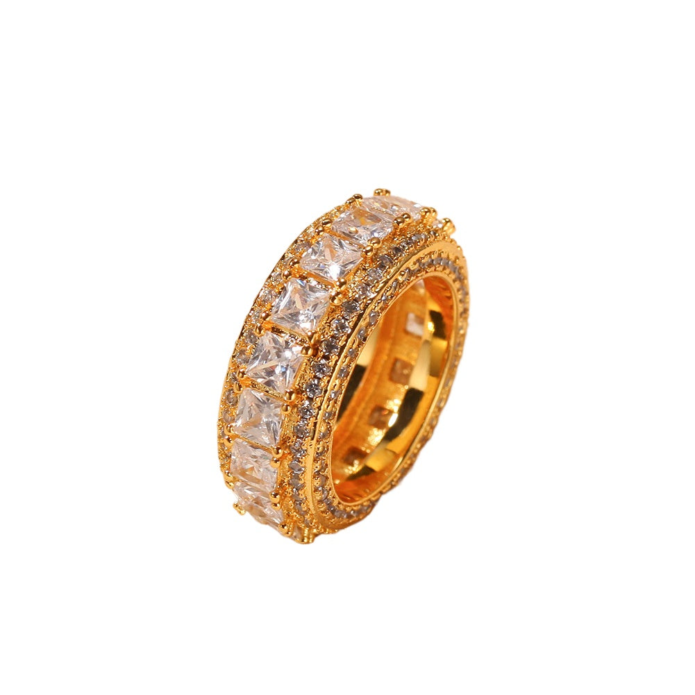 Bague Éternité Entièrement Sertie