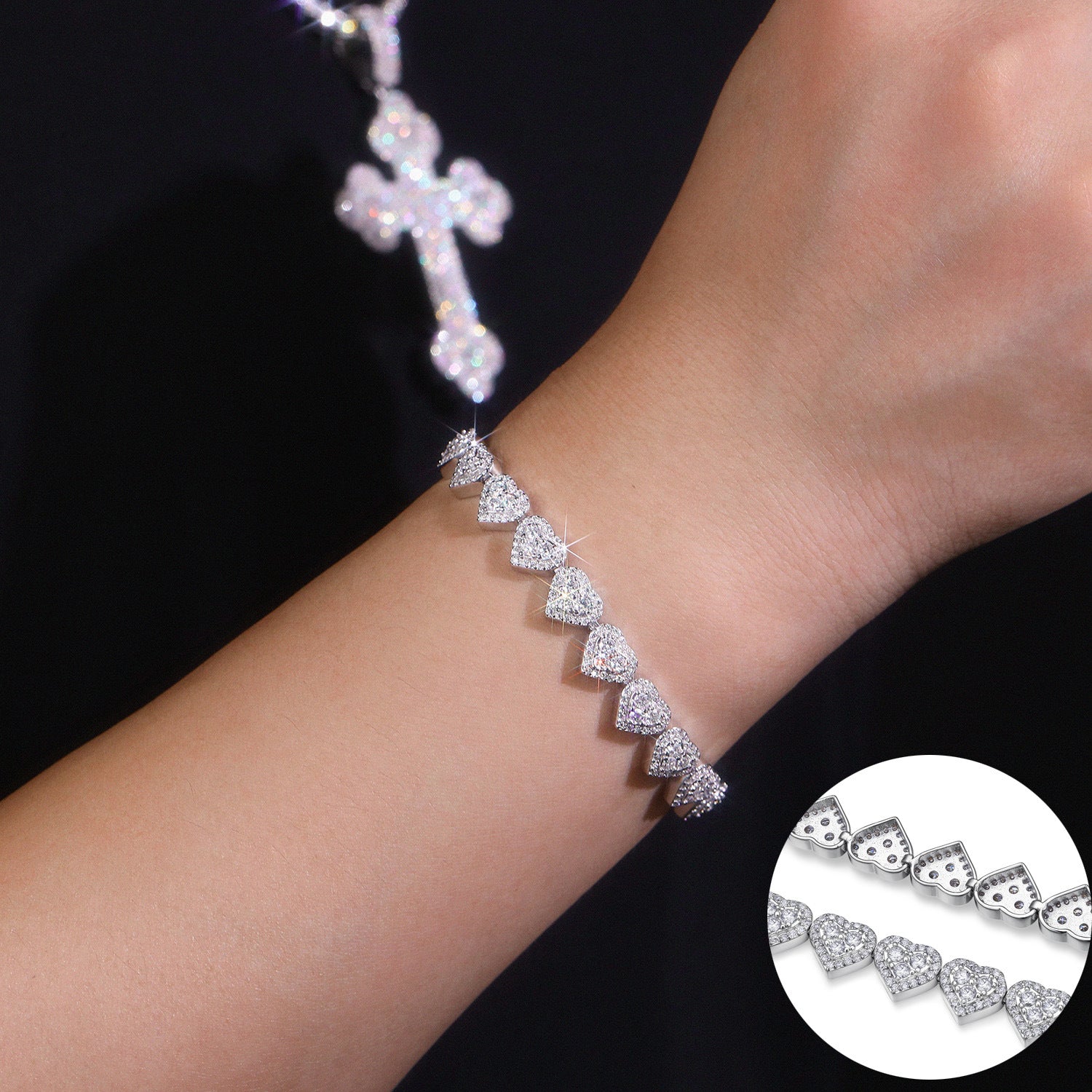 Jeweluxe Heart Bracelet