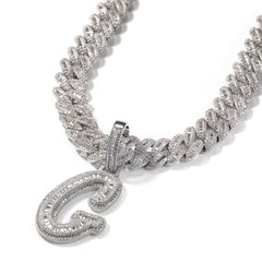 Script Initial Necklace