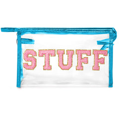 Clear PVC Patch Makeup Bag