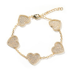 Éternel Radiance Heart Link Bracelet