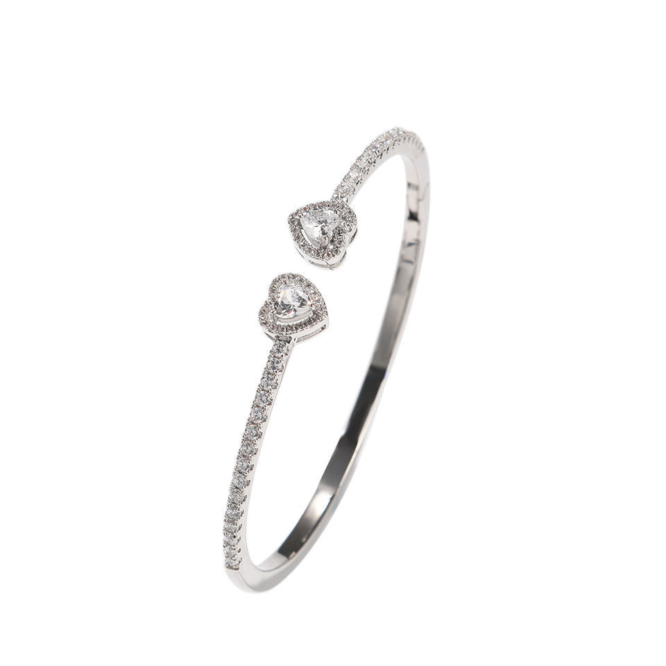 Double Heart Bracelet
