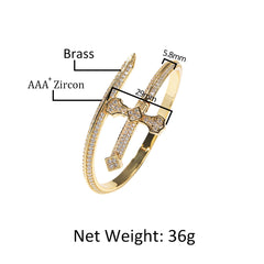 Bracelet à Enroulement Croisé