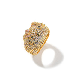 Kitty Pavé Statement Ring