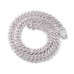 Dense diamond diamond Cuban necklace