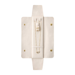Slim Suede Travel Jewelry Envelope Pouch