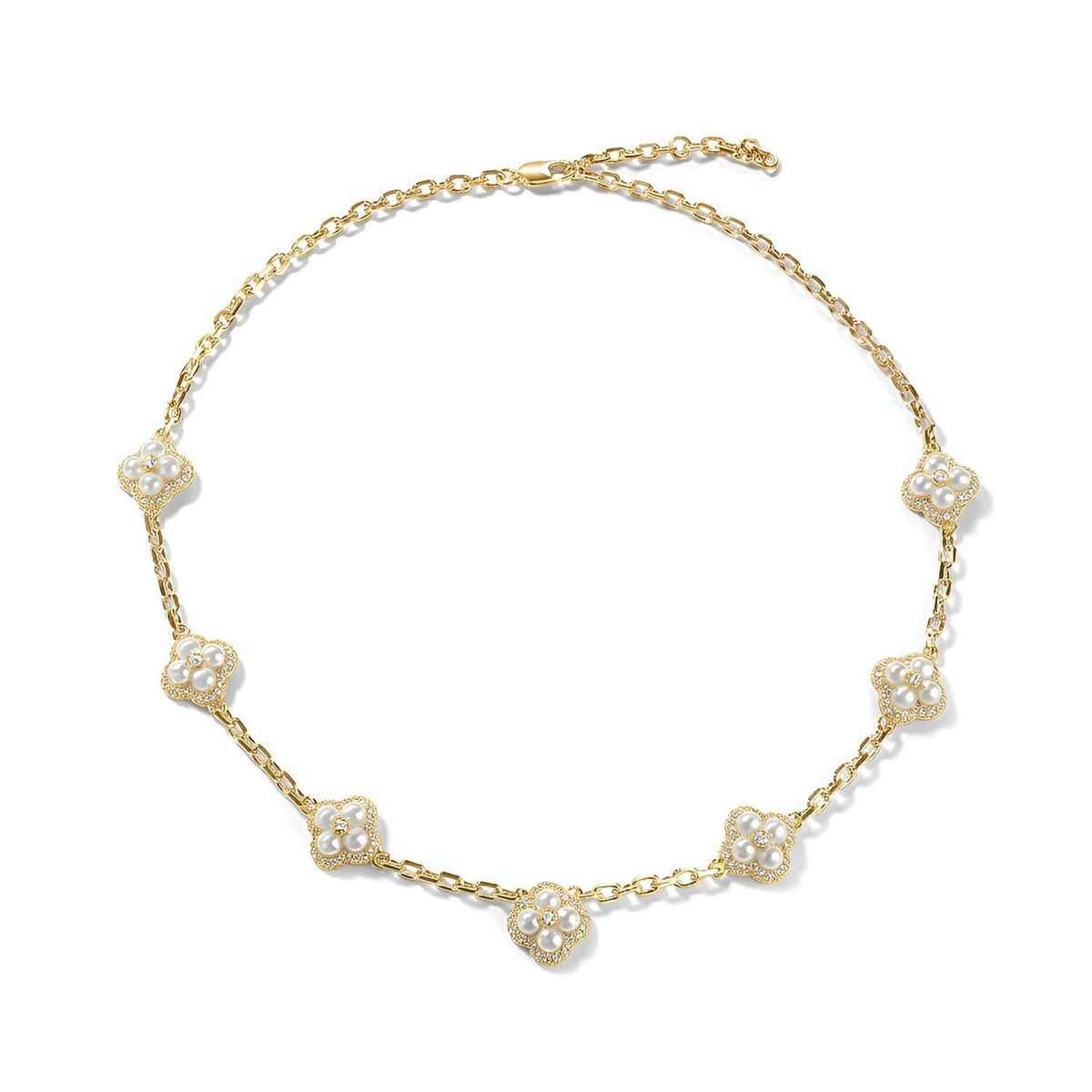 Pearl Clover Bracelet