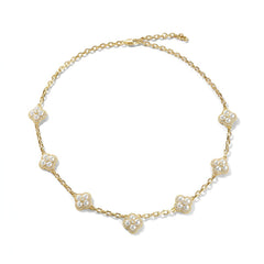 Pearl Clover Necklace
