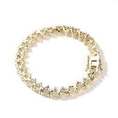 Heart Tennis Bracelet