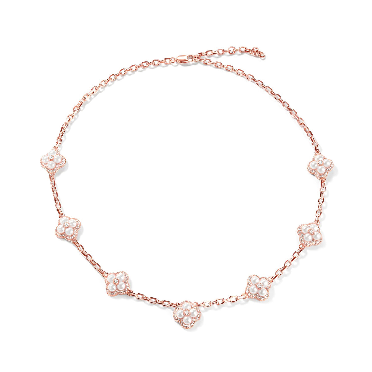 Pearl Clover Necklace