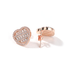 Heart Stud Earrings