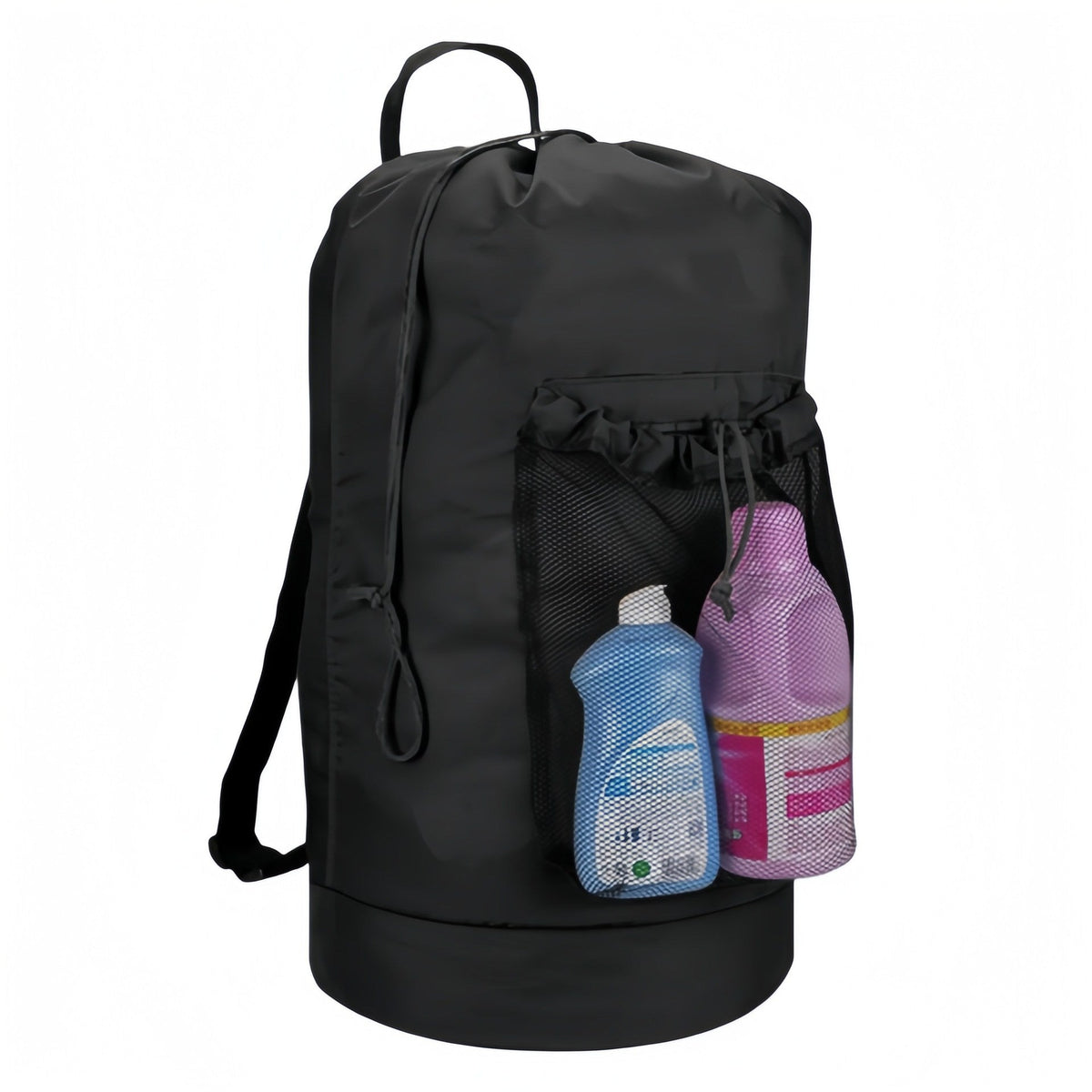 Backpack Laundry Bag Durable Nylon Hamper with Drawstring Closure