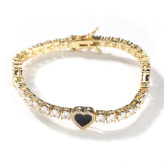 Bracelet de Tennis Hearts