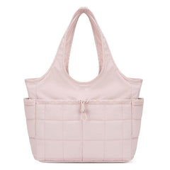 Quilted Puffer Tote Bag for Women