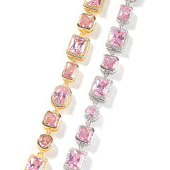 Pink Gemstone Bracelet