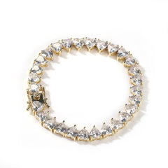Heart Tennis Bracelet
