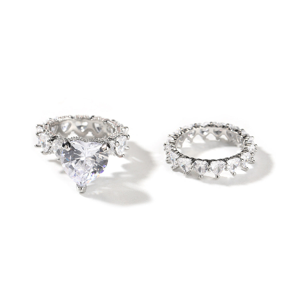 Bague empilable Cœur