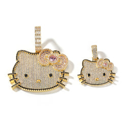 Small Kitty Pendant Necklace