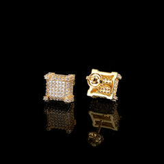 Carrées Cluster Stud Earrings