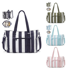 Nautical Multi-Pocket Large Capacity Beach Tote