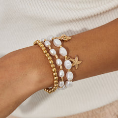 Gold Bracelet Stacks