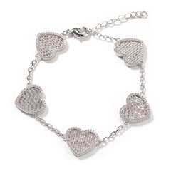 Éternel Radiance Heart Link Bracelet