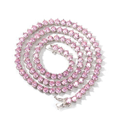 Collier tennis scintillant